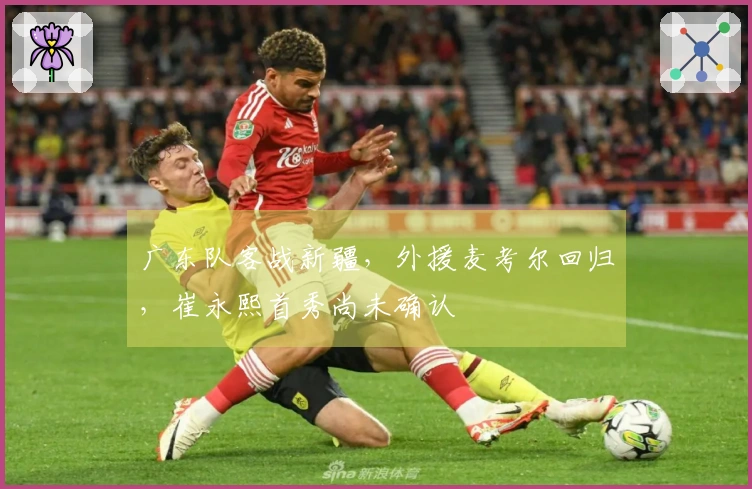 广东队客战新疆，外援麦考尔回归，崔永熙首秀尚未确认